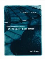 Managerial Economics Revised Edition Study Guide 0030256518 Book Cover