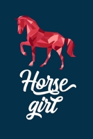 Horse girl: A Cute Horse girl Journal to write in| horse journal diary | 120 Pages Ruled Notebook ( 6" x 9" ) | Ideal Gift, horse notebook, horse journal 1674170513 Book Cover