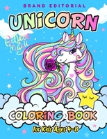 Unicorn Coloring Book for Kids Ages 4-8 B086L16YGS Book Cover