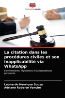 La citation dans les procédures civiles et son inapplicabilité via WhatsApp 6203630675 Book Cover