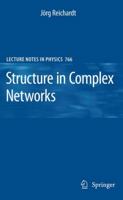 Structure in Complex Networks 3540878327 Book Cover