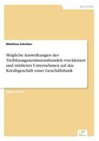 Mogliche Auswirkungen Des Treibhausgasemissionshandels Von Kleinen Und Mittleren Unternehmen Auf Das Kreditgeschaft Einer Geschaftsbank 3838683455 Book Cover