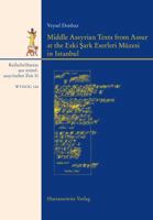 Middle Assyrian Texts from Assur at the Eski Sark Eserleri Muzesi in Istanbul 3447105380 Book Cover