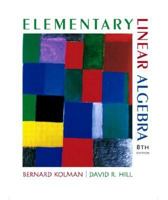 Elementary Linear Algebra 0023660805 Book Cover