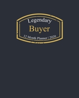 Legendary Buyer, 12 Month Planner 2020: A classy black and gold Monthly & Weekly Planner January - December 2020 1670886344 Book Cover