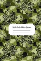 Camouflage Art Theme Wide Ruled Line Paper 1653054913 Book Cover