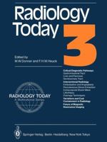 Radiology Today: 3 3642697399 Book Cover