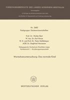 Wortschatzuntersuchung: Das Normale Kind 3663053040 Book Cover