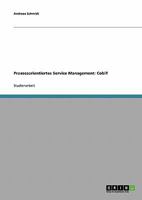 Prozessorientiertes Service Management: CobiT 363870792X Book Cover