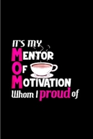 It's my mentor of motivation whom I proud of: Mentor Notebook journal Diary Cute funny humorous blank lined notebook Gift for student school college ruled graduation gift ... job working employee appr 1676732276 Book Cover