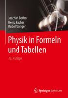 Physik in Formeln Und Tabellen 3658218045 Book Cover