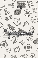 Sewing journal: Sewing planner | Gifts for quilters | Quilters journal | For the sewing lover, crafter and machinists | 111 pages lined | 6x9 inches ... needle scissors thread sewing machine thimble 167119523X Book Cover