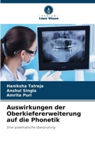 Auswirkungen der Oberkiefererweiterung auf die Phonetik (German Edition) 6208161525 Book Cover