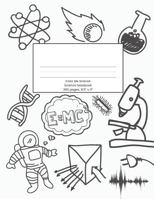 Color Me Science: Science Notebook, 200 pages, 8.5" x 11" 1793440336 Book Cover