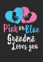 Pink or Blue Grandma Loves You: Baby Shower GuestBook, Welcome New Baby with Gift Log ... Prediction, Advice Wishes, Photo Milestones 1673670113 Book Cover