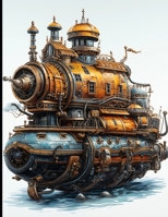 Steampunk Vehicles: An Amazing Journey B0CS4QV4KR Book Cover