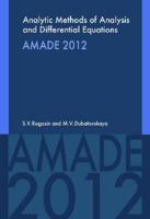 Analytic Methods of Analysis and Differential Equations; proceedings 1908106298 Book Cover