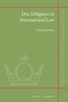 Due Diligence in International Law 9004283102 Book Cover