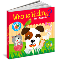 Who Is Hiding - Pet Animals (Board Book) 9376898222 Book Cover
