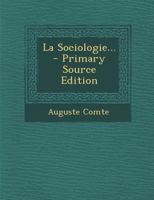 La Sociologie 1017832552 Book Cover