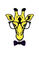 Nerdy Giraffe Notebook: Blank Dream Journal, 6x9 inches with 150 pages Giraffe Lover Note Book 1710066954 Book Cover