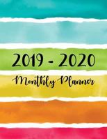 2019-2020 Monthly Planner: Two Year - Monthly Calendar Planner | 24 Months Jan 2019 to Dec 2020 For Academic Agenda Schedule Organizer Logbook and ... Monthly Calendar Planner 8.5 x 11) (Volume 2) 1725563282 Book Cover
