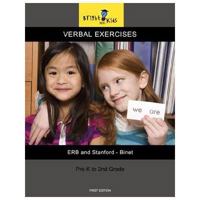 Verbal Exercises - ERB/Stanford-Binet 0984081070 Book Cover