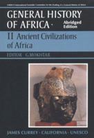 UNESCO General History of Africa, Vol. II, Abridged Edition: Ancient Africa 0520066979 Book Cover