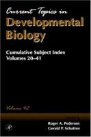 Cumulative Subject Index: Volume 42 0121531422 Book Cover