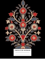 Notebook: Floral Flowers College Ruled Notebook Lined School Journal 110 Pages 7.44" x 9.69" for Children Kids Girls Teens Women 169371518X Book Cover