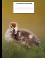 Composition Notebook: Cute Duck College Ruled Notebook Lined Journal Writing Gift For Back To School 1691794023 Book Cover