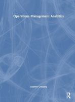 Operations Management Analytics 103252426X Book Cover