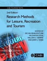 Research Methods for Leisure, Recreation and Tourism (CABI Tourism Texts) 1845937635 Book Cover