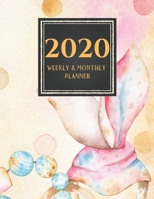 2020 Weekly & Monthly Planner: Planner And Journal Organizer 2020 | Planner Calendar 2020 1660631718 Book Cover