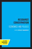 Resource Conservation 0520349199 Book Cover