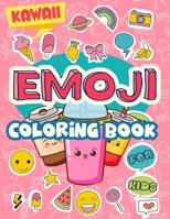 Kawaii Emoji Coloring Book for Kids: Cute B08YQCSBDZ Book Cover