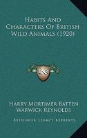 Habits and Characters of British Wild Animals 1018538968 Book Cover