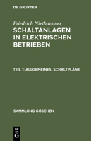 Allgemeines. Schaltpl�ne: Einfache Schalttafeln. Schalts�ulen. Schaltk�sten 3111011062 Book Cover
