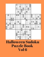 Halloween Sudoku Puzzle Book Volume 6: Brain Game With Icons NEW Extreme Challenge 1690647647 Book Cover
