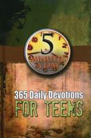 5 Minutes A Day 365 Daily Devotions For Teens 1605870595 Book Cover