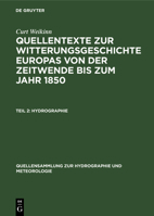 Hydrographie: (1501-1600) 3112563956 Book Cover
