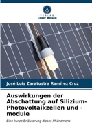 Auswirkungen der Abschattung auf Silizium-Photovoltaikzellen und -module (German Edition) 6206653994 Book Cover