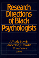 Research Directions of Black Psychologists 0871542544 Book Cover