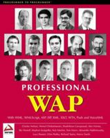 Professional Wap (Programmer to Programmer) 1861004044 Book Cover