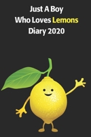 Just A Boy Who Loves Lemons Diary 2020: A Cute Full Year 185 Page Diary Journal For Boys 1709843004 Book Cover