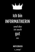 Notizbuch f�r Informatiker / Informatikerin: Originelle Geschenk-Idee [120 Seiten kariertes blanko Papier] 170997866X Book Cover