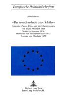 Der Teutsch-Redende Treue Schaefer: Guarinis «Pastor Fido» Und Die Uebersetzungen Von Eilger Mannlich 1619 Statius Ackermann 1636, Hofmann Von Hofmann 3261000481 Book Cover