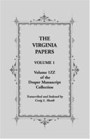 Virginia Papers: Volume 1zz of the Draper Manuscript 0788424424 Book Cover