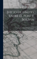 Juicio De L�mites Entre El Per� Y Bolivia: Organizaci�n Audiencial Sudamericana 1019144254 Book Cover