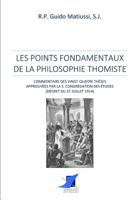 Les points fondamentaux de la philosophie thomiste (French Edition) 2376644607 Book Cover
